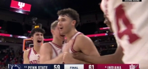 Indiana holds on and defeats Penn State 61-59 after Anthony Leal's bucket