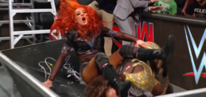 Becky Lynch vs. Nia Jax Last Woman Standing Match before WrestleMania 40 | WWE on FOX