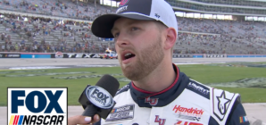 William Byron speaks on the wild finish and making contact with Ross Chastain at Texas Motor Speedway