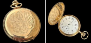 Gold pocket watch found on body of Titanic’s richest passenger is up for auction