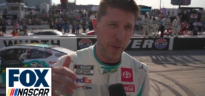 'I love winning' — Denny Hamlin on winning the Würth 400 at Dover | NASCAR on FOX