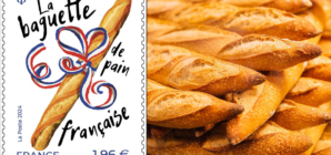 You can send mail from France with a stamp that smells like a baguette