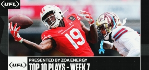 UFL Top 10 Plays from Week 7 presented by ZOA Energy | United Football League