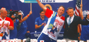 Joey Chestnut reportedly banned from 2024 Nathan’s Hot Dog Eating Competition