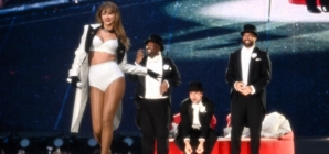 Taylor Swift, Travis Kelce get support from family after surprise ‘Eras Tour’ stage appearance