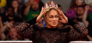 Nia Jax summons Bayley to the ring at Queen of the Ring coronation | WWE on FOX