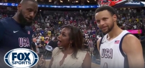 LeBron James & Steph Curry speak after United States’ win over Canada | USA Basketball Showcase