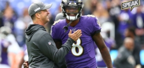 John Harbaugh says Lamar Jackson can become the 'greatest QB ever' | Speak