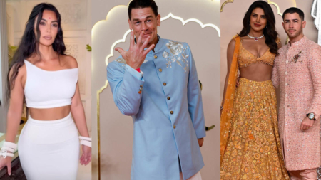 See photos of stars at the mega wedding for the son of Asia’s richest man in Mumbai, India