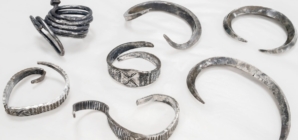 Archaeology student finds 7 stunning Viking silver arm rings, Danish museum says