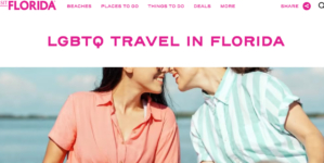 Florida’s official tourism site removes ‘LGBTQ Travel’ section