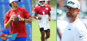 Aaron Rodgers, Josh Allen, Tua highlight Nick's Top 5 QBs under most pressure l First Things First