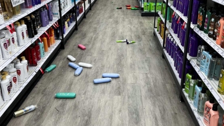 ‘It felt like a truck hit the building:’ Modest L.A. earthquake packs big punch