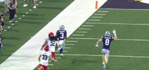 Dylan Edwards returns a punt 71 yards for a TD, giving Kansas State a lead over Arizona