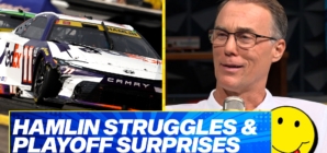 Kevin Harvick on what’s gone wrong for Denny Hamlin & others to start the playoffs