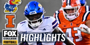 No. 19 Kansas Jayhawks vs. Illinois Fighting Illini Highlights | FOX College Football