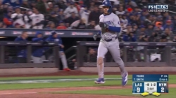 Tommy Edman and Will Smith drive in three runs, helping Dodgers defeat Mets, 10-2, in Game 4 of NLCS