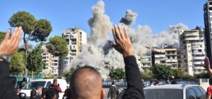 Video shows Beirut residential building leveled by Israeli airstrike