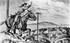 On this day in history, October 24, 1861, transcontinental telegraph completed, connects coasts for first time