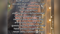 Venue Staff Shocked to Be Refused Plate by Bride and Groom—But Who’s Right?