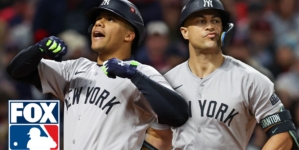 Juan Soto & Giancarlo Stanton both launch homers in Yankees win over Guardians in ALCS Game 4