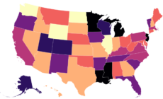 Map Shows Third-Party Candidates in Each State