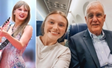 Taylor Swift’s dad says Travis Kelce has had ‘biggest impact’ on her, according to flight seatmate