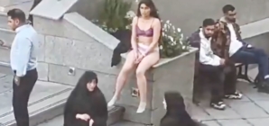 Iran detains woman who stripped to her underwear in apparent protest at Tehran university, state media reports