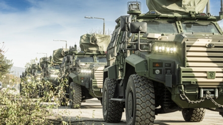 High-tech Combat Vehicles Arrive at the Armored Brigade in Tata