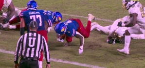 Devin Neal displays AMAZING athleticism, scores 4TH TD of game to give Kansas 37-21 lead over Colorado