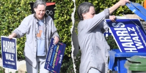 Kamala Harris supporter Sally Field trashes campaign sign after Donald Trump victory