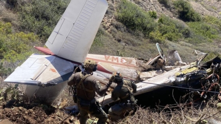Pilot took off after dark in fatal Catalina crash. This may be why