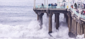 After Christmas lull, towering waves will wallop California coast again