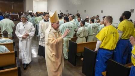 Christmas Day in L.A. County jail: Mass, carols and ramen