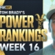 Tom Brady’s Power Rankings: Who made the GOAT’s Top 5 teams entering Week 17?