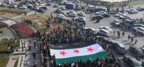 Syrians celebrate in the streets of Damascus after the fall of the Assad regime