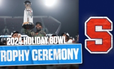 2024 Holiday Bowl: Full trophy ceremony following Syracuse's victory over Washington State