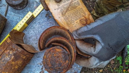 Rare World War II Relic: Soviet-Era Propaganda Grenade Unearthed