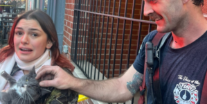 Woman Reunited With Cat After Learning Apartment Was on Fire