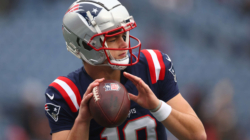 Patriots QB Drake Maye Heads to Locker Room After Taking Scary Hit to Head