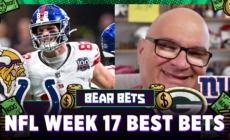 Minnesota Vikings, New York Giants BEST BETS in NFL in Week 17 | Bear Bets