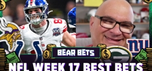 Minnesota Vikings, New York Giants BEST BETS in NFL in Week 17 | Bear Bets