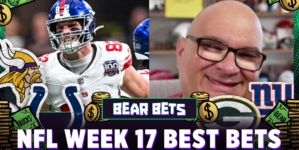 Minnesota Vikings, New York Giants BEST BETS in NFL in Week 17 | Bear Bets