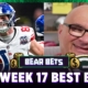 Minnesota Vikings, New York Giants BEST BETS in NFL in Week 17 | Bear Bets