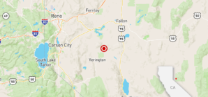 Central California shakes in magnitude 5.5 Nevada earthquake