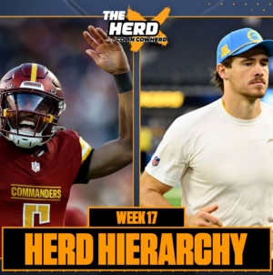 Herd Hierarchy: Commanders and Chargers highlight Colin’s Week 17 Nice List | The Herd