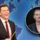 Scarlett Johansson cringes as Colin Jost is forced to joke about marriage on ‘SNL’