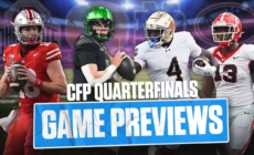 College Football Playoff: Ohio State vs. Oregon, Notre Dame vs. Georgia previews, & best bets