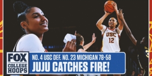 Juju Watkins drops 31 points in No. 4 USC’s 78-58 win vs. No. 23 Michigan | CBB on FOX