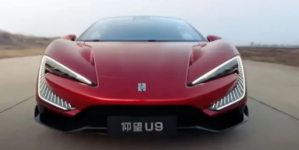 Chinese electric hypercar jumps over spikes, potholes while driving itself